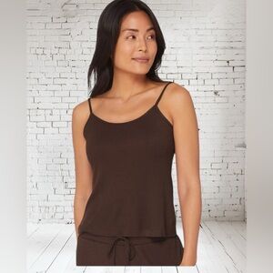 Andie Crop Top XL NWT | Chocolate + Bamboo Blend | Adjustable Straps & Luxe